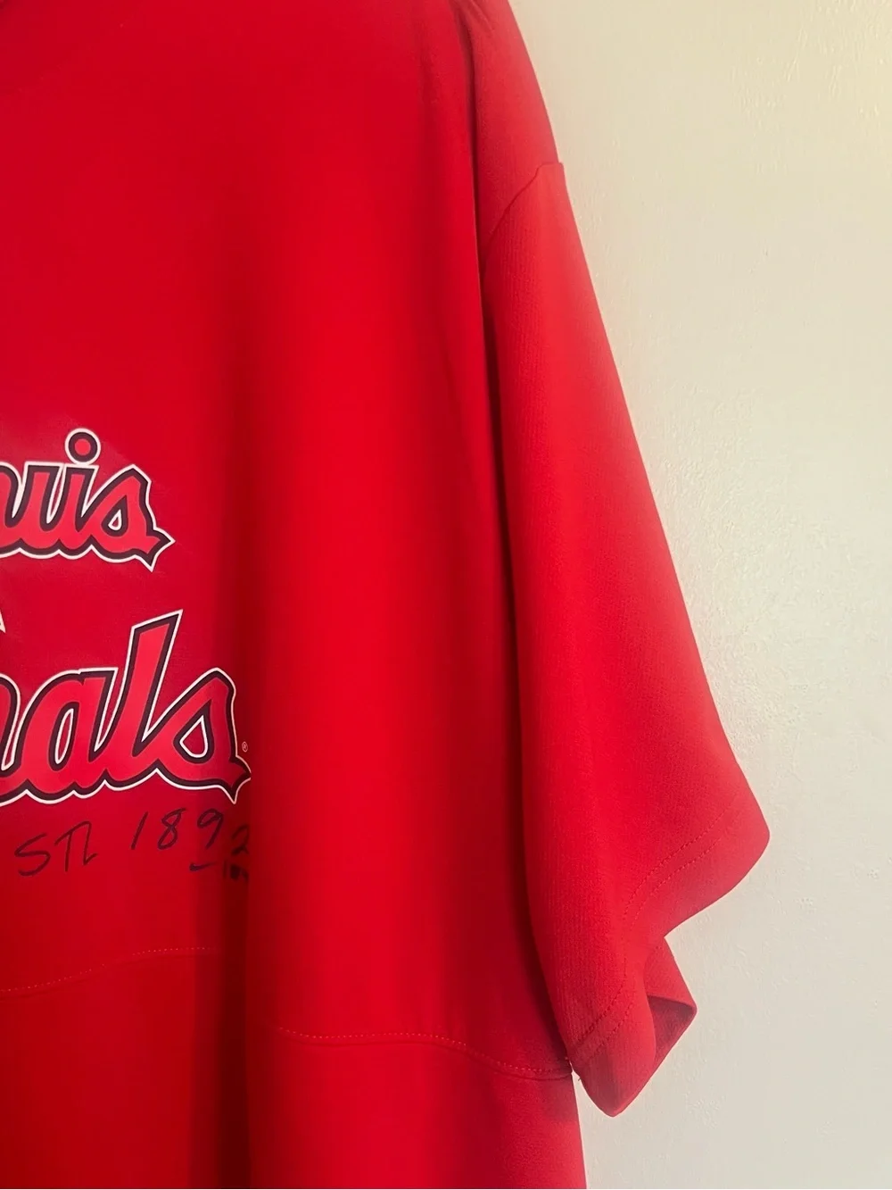 Nike Red St. Louis Cardinals Short-Sleeve Hooded Pullover